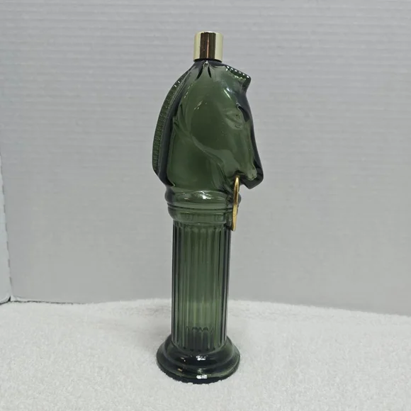Men's Avon Green Pony Post Decanter After Shave Lotion One Size empty - Picture 4 of 6